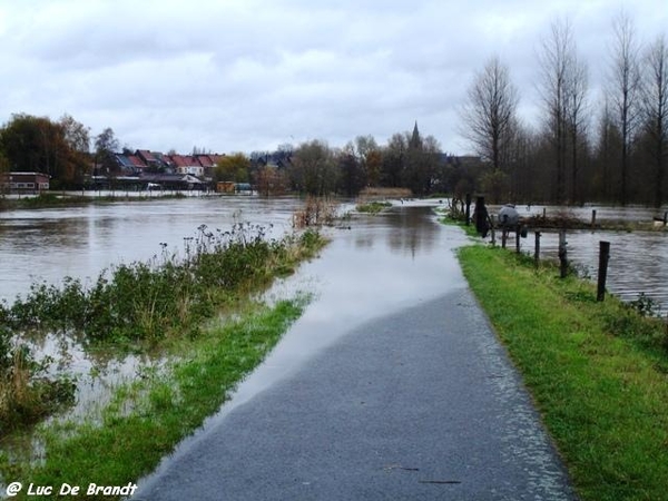 Denderleeuw overstroming wateroverlast