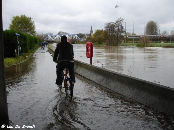 Denderleeuw overstroming wateroverlast