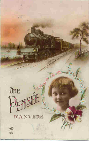ANVERS UNE PENSEE D'ANVERS (1924)