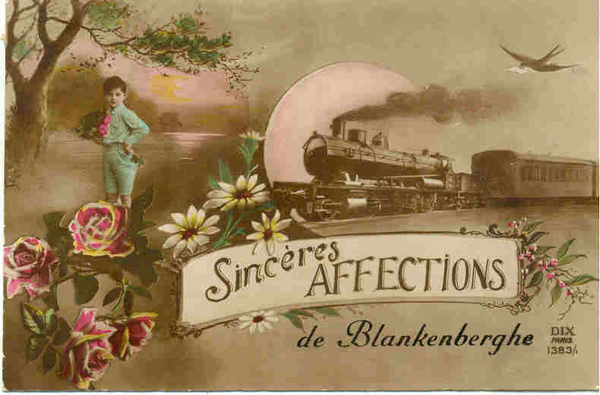 BLANKENBERGHE SINCERES AFFECTIONS DE BLANKENBERGHE (1921)