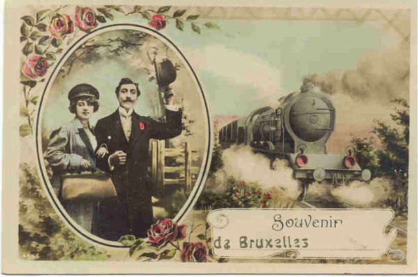 BRUXELLES SOUVENIR DE BRUXELLES (1910)