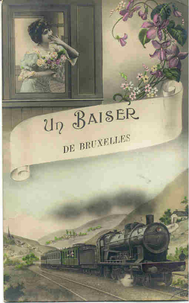 BRUXELLES UN BAISER DE BRUXELLES  (1913)