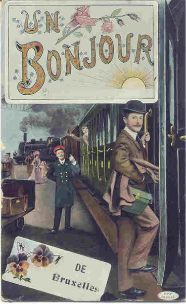 BRUXELLES UN BONJOUR DE ( 1910)