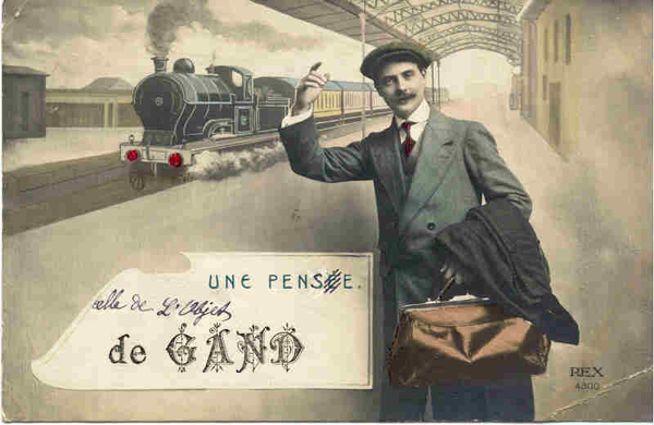 GAND  UNE PENSEE DE GAND (1913)