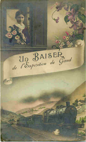 GAND UN BAISER DE L'EXPOSITION DE GAND (1920)