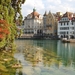 Luzern _rivier Reuss in het oude stadsgedeelte