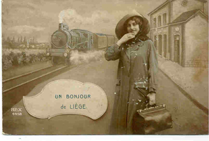 LIEGE UN BONJOUR DE LIEGE (1913)