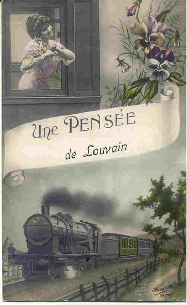 LOUVAIN UNE PENSEE  DE LOUVAIN  (1914)
