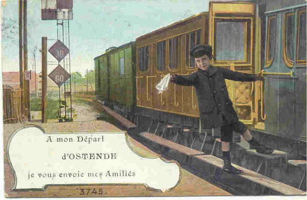 OSTENDE AU DEPART D'OSTENDE JE VOUS ENVOIE (1913)