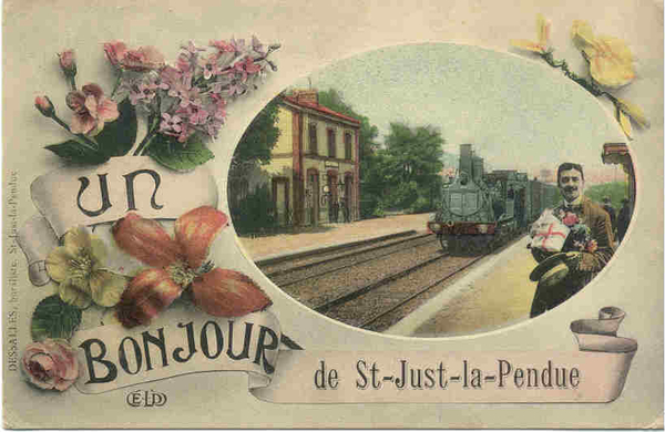 ST-JUST-LA PENDUE UN BONJOUR (1910)