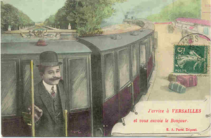 VERSAILLES    J'ARRIVE A VERSAILLES (1912)