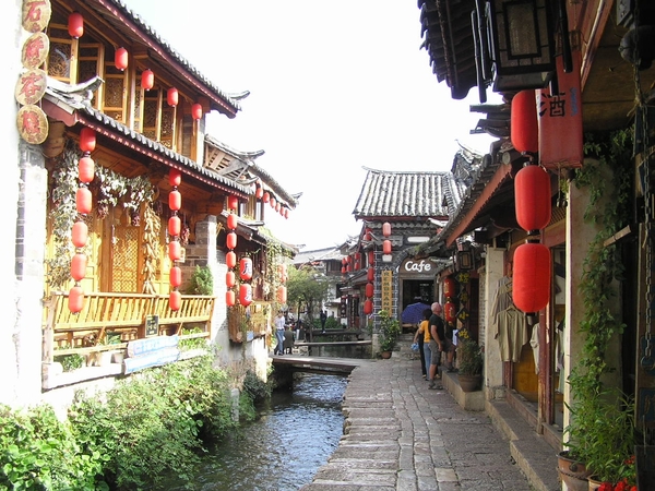 4 Lijiang  stadsbeeld