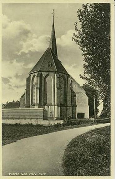 achterkant van de kerk 1935