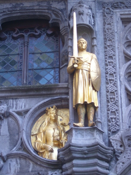 Diederik van Alsace en zijn echtgenote, Sybil van Anjou