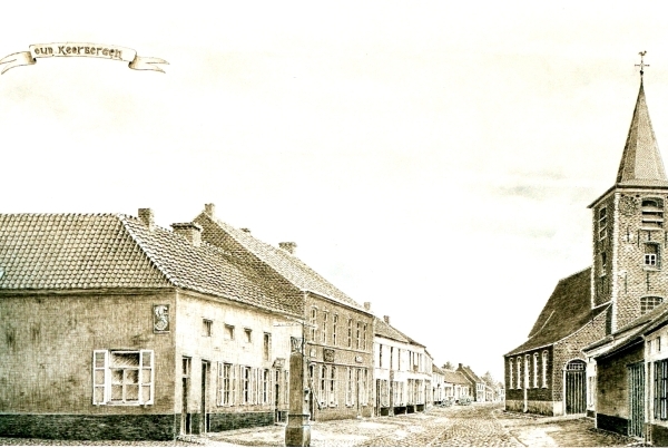 dorpsplaats van Keerbergen (begin vorige eeuw)
