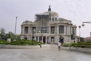 9a Mexico City_Palacio de Bellas Artes, het paleis van de schone 