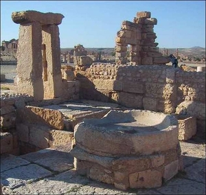 3a Sbeitla_Romeinse site Sufetula _olijfpers