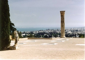 4b Carthago_Themische baden van Antonius_met zicht op Tunis