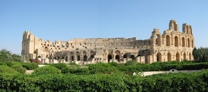 6a  El Djem_amfitheater _Het oude Romeinse amfitheater, van die i