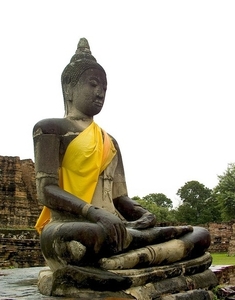 2b_Ayutthaya_Wat Phra Mahathat _zittende Boeddha7