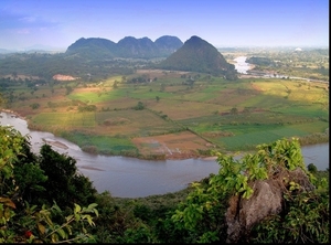 7_Chiang Rai_Mae Nam Kok rivier_rijstvelden 2