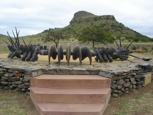 1c Anglo-boer oorlogen_Isandhlwana_memorial_waar de Zulu's de Eng