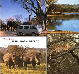 1d Hluhluwe wild park _ folder_ Umfozi park in centrum van Zulula
