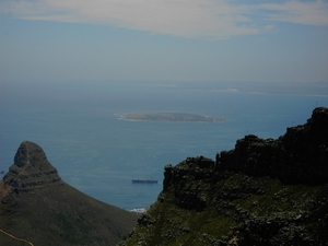 8 Kaapstad _tafelberg met zicht op robbeneiland