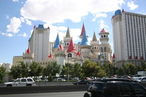 2 Las Vegas_de strip _Hotel casino Excalibur_middeleeuws kasteel 