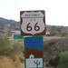 3 Route66 bord langs de weg
