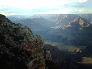 3a Grand Canyon NP_South Rim walk_langs de Canyon_IMAG1256