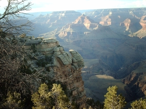 3a Grand Canyon NP_South Rim walk_langs de Canyon_IMAG1261