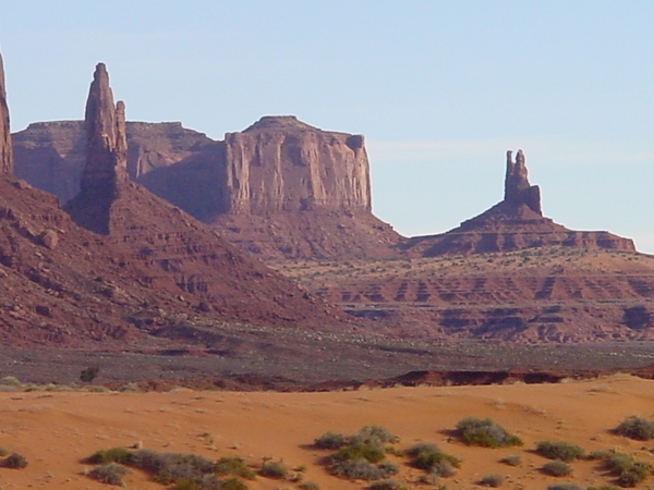 4a Monument Valley_omg_ rotsformatie _close
