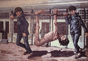 6PP TS Tuol Sleng schildering folteringen