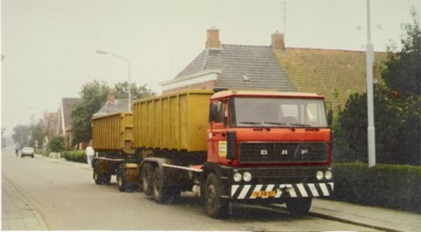 DAF met containers