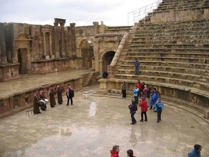 2b Jerash _Zuidelijk theater in Jerash, gebouwd in de eerste eeuw