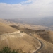 3bc Wadi Mujib, route langs de bergwand