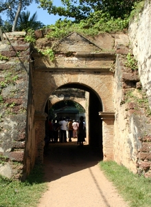 Negombo - ingang fort (nu gevangenis)