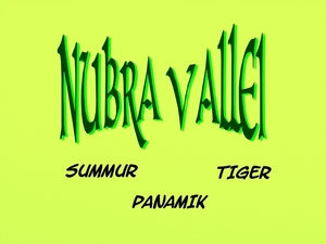NUBRA VALLEI - SUMMUR-TIGER-PANAMIK