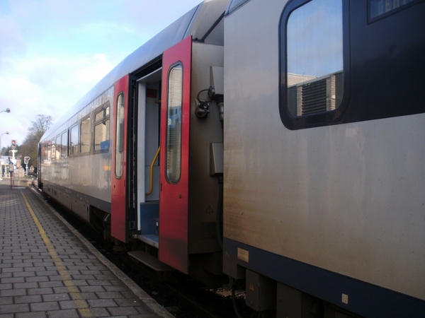 met de trein naar Oudenaarde..