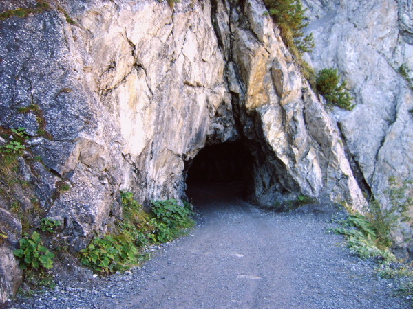 Veel tunnels op deze weg