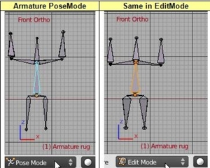 Pose versus EditMode