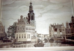 schilderij Munt  Amsterdam