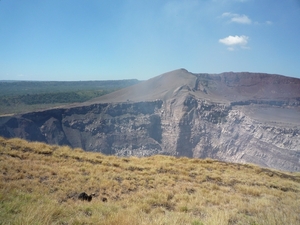27 Masaya vulkaan Nationaal park _P1080154 _actieve krater Santia