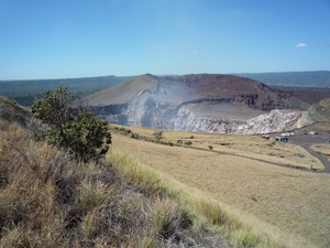 27 Masaya vulkaan Nationaal park _P1080158 _actieve krater Santia