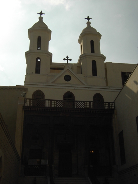 Bezoek aan de koptische wijk  synagoge Ben Ezra