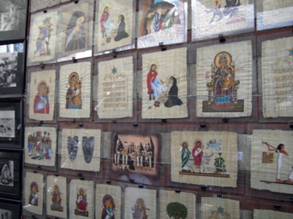 Bezoek aan de koptische wijk  synagoge Ben Ezra