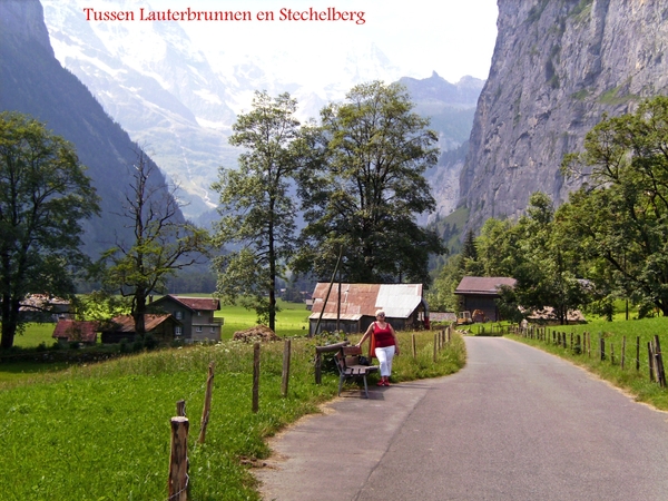 Vakantie 2007 tussen Lauterbrunnen en Stechelberg