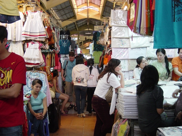 Saigon - overdekte markt