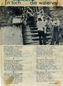 En toch die waterval - Krantenknipsel 1970
